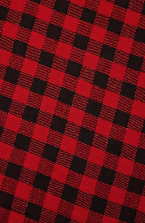 double-faced plaid scarf