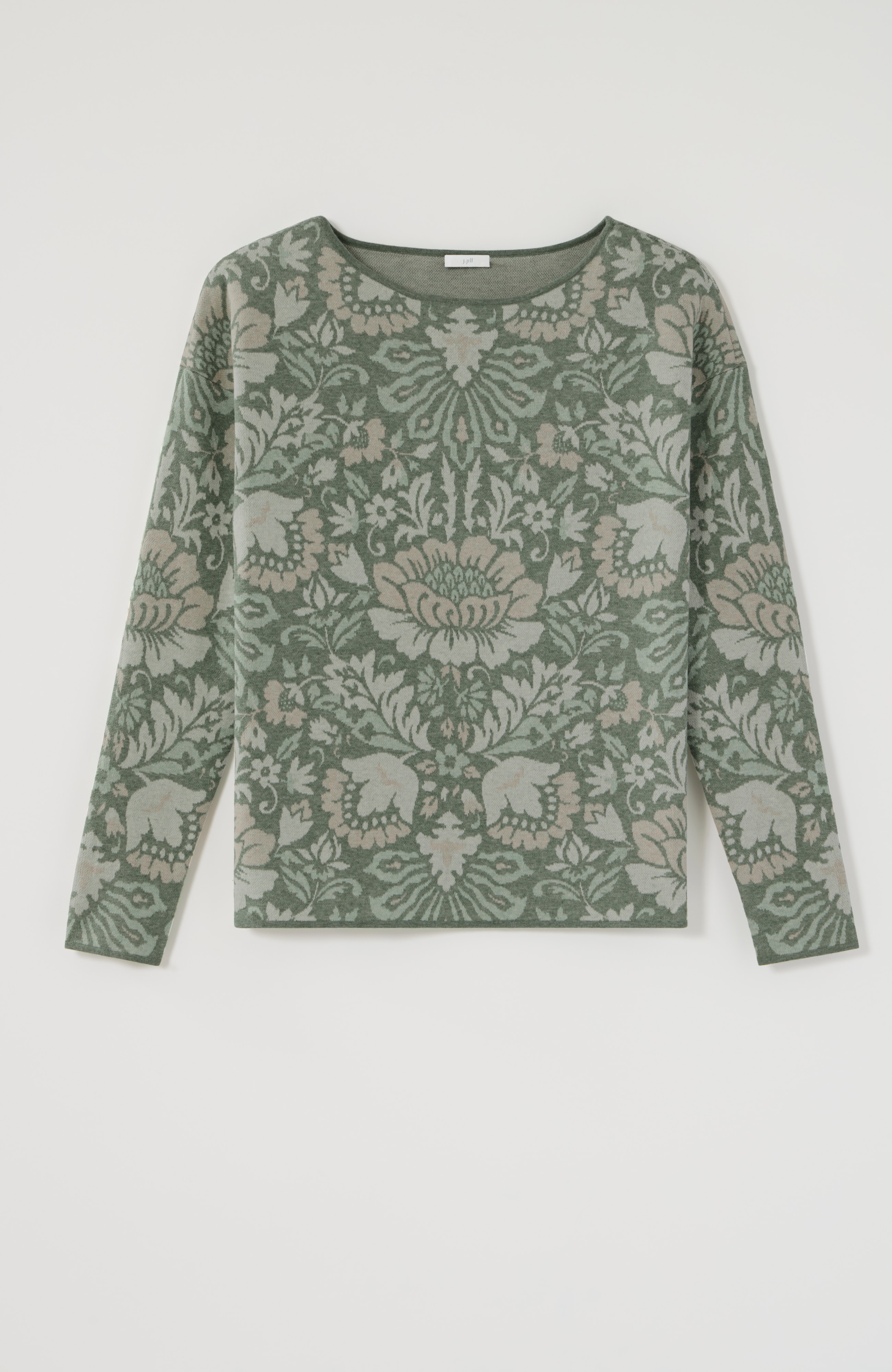 tapestry jacquard sweater