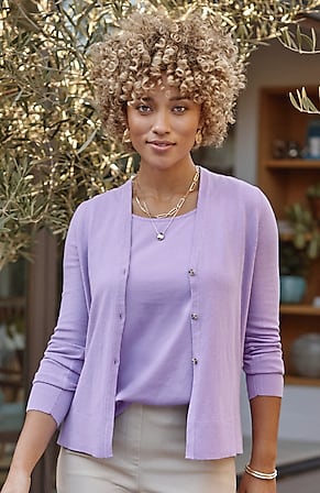 Image for Organically Grown Cotton Lightweight Cardi