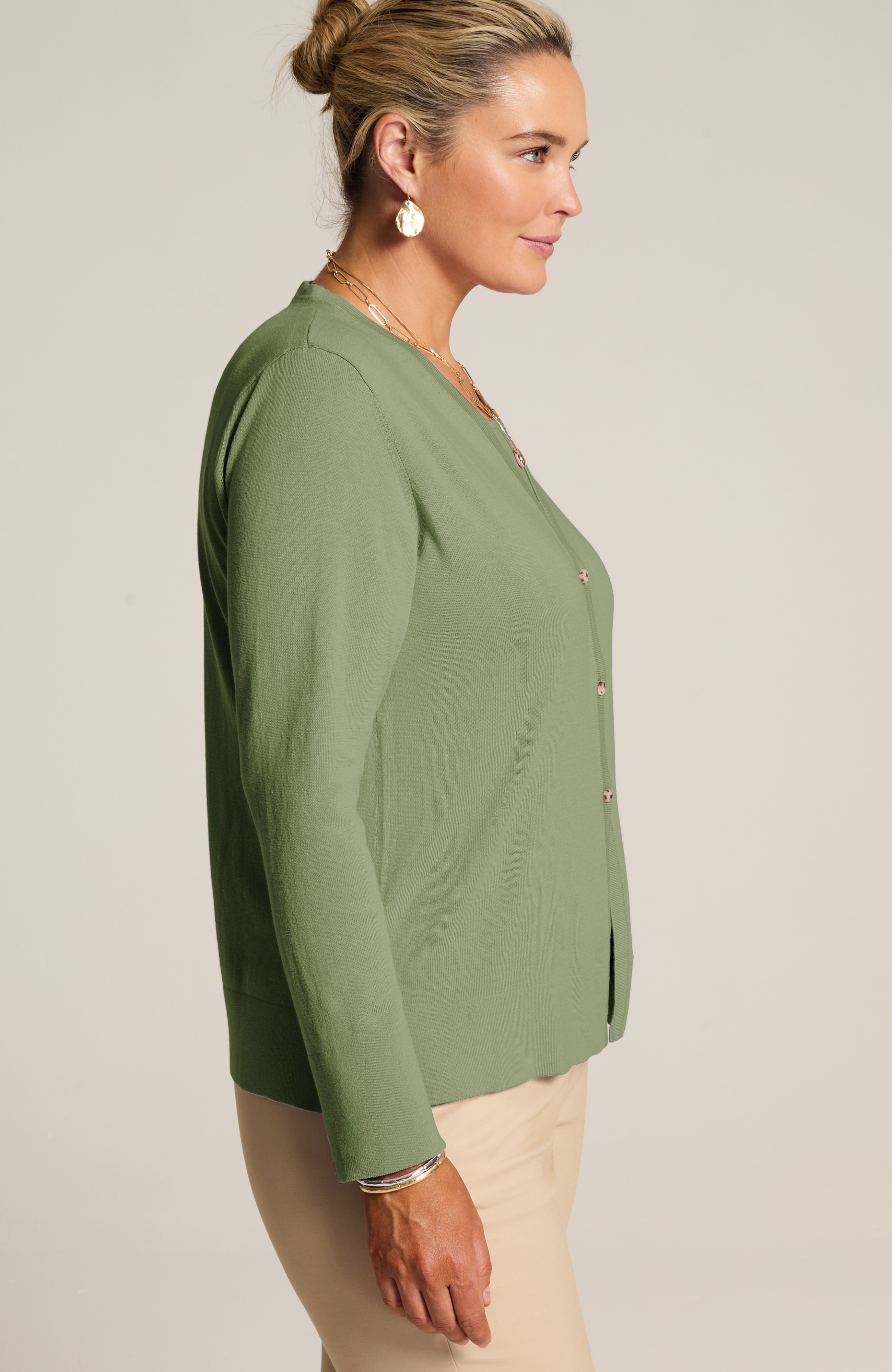 ORGANICALLY GROWN COTTON LIGHTWEIGHT CAR | JJill