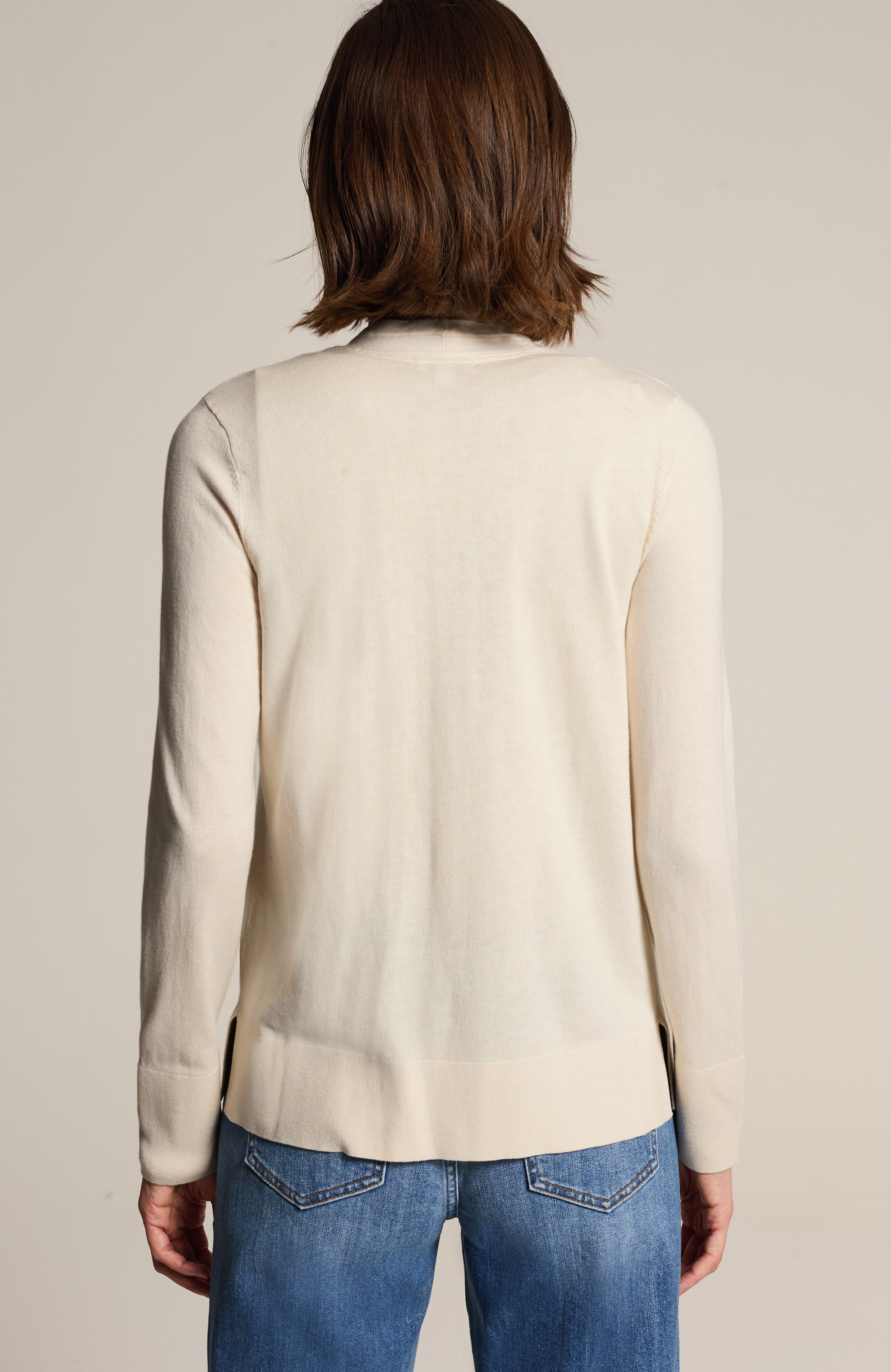 organically grown cotton lightweight cardi