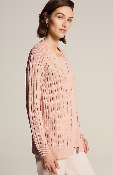 MARLED SINGLE-BUTTON CARDI JJill