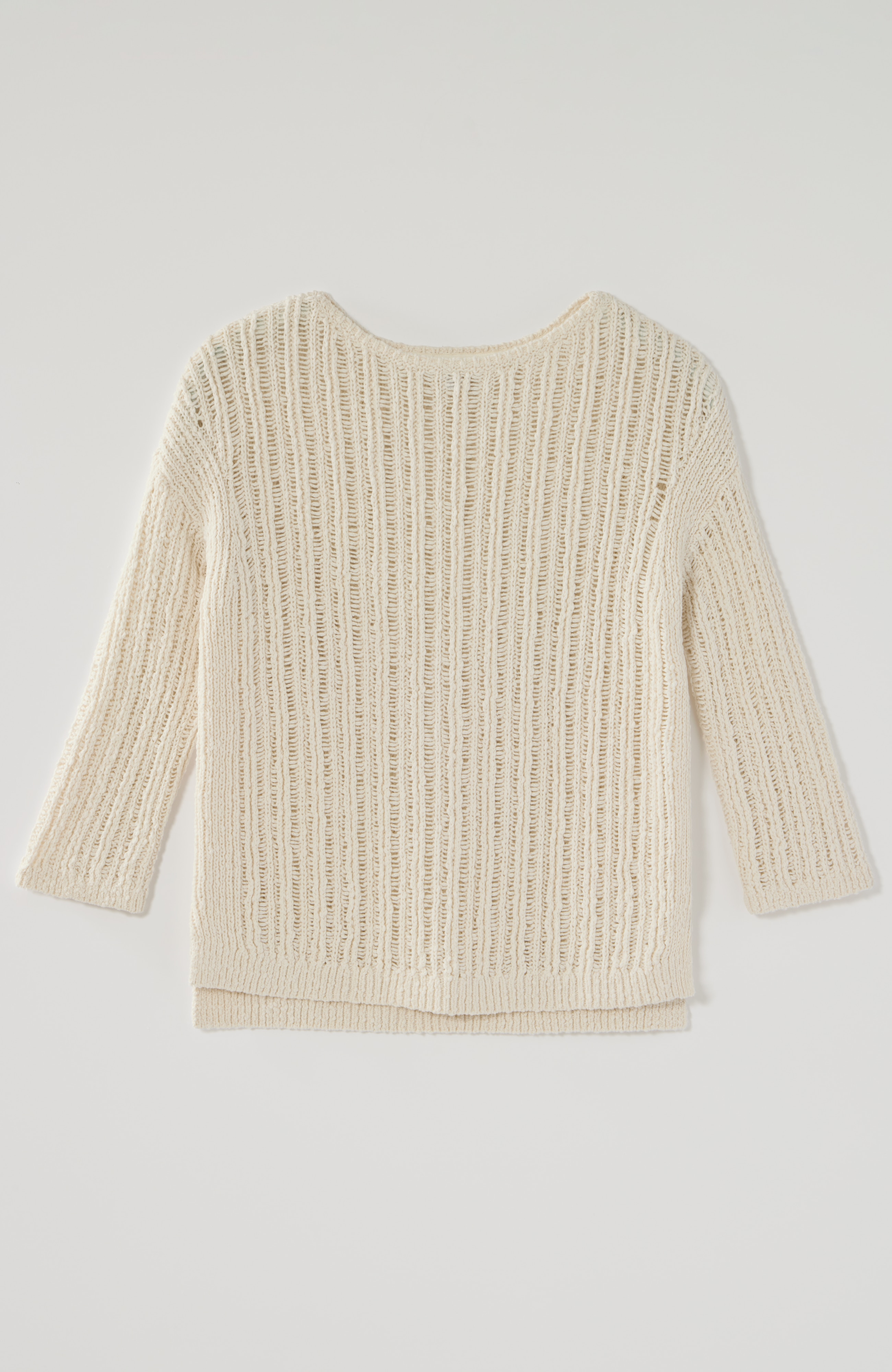 PURE JILL OPEN-RIB-TEXTURED SWEATER | JJill