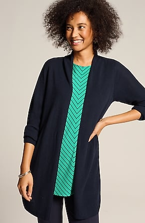 Image for Wearever Lightweight Shawl-Collared Cardi