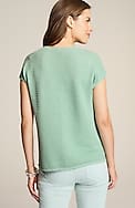 wearever textured short-sleeve pullover