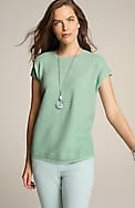wearever textured short-sleeve pullover