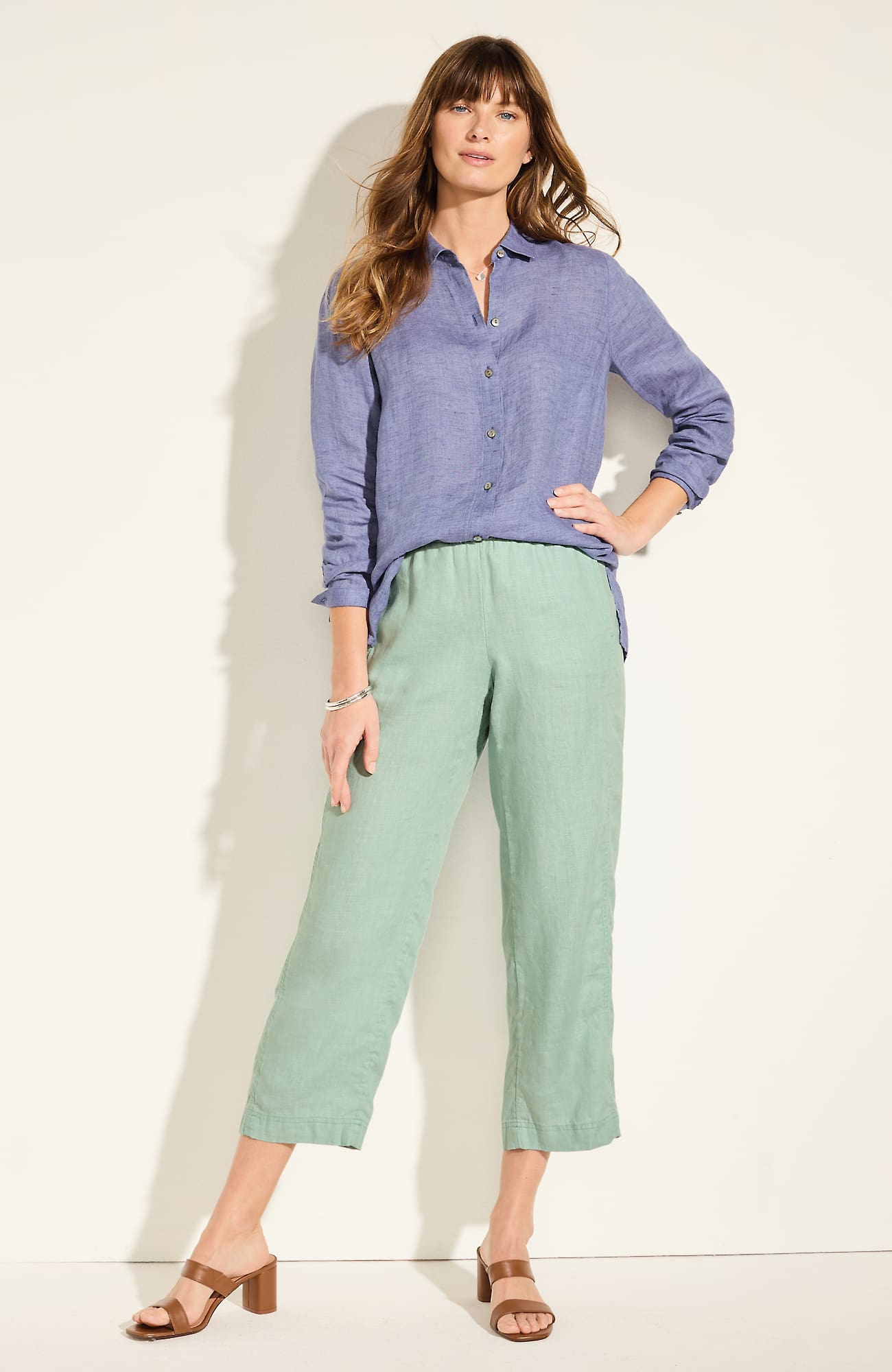 Jjill J.jill Pure Jill Linen Cropped Pants