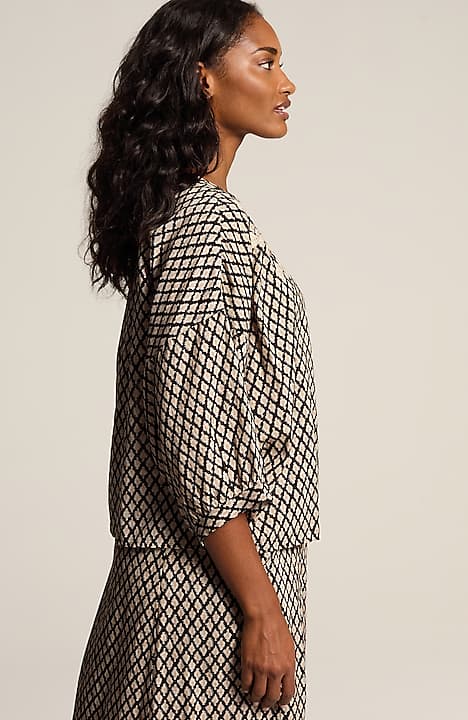 pure jill hand-embroidered top