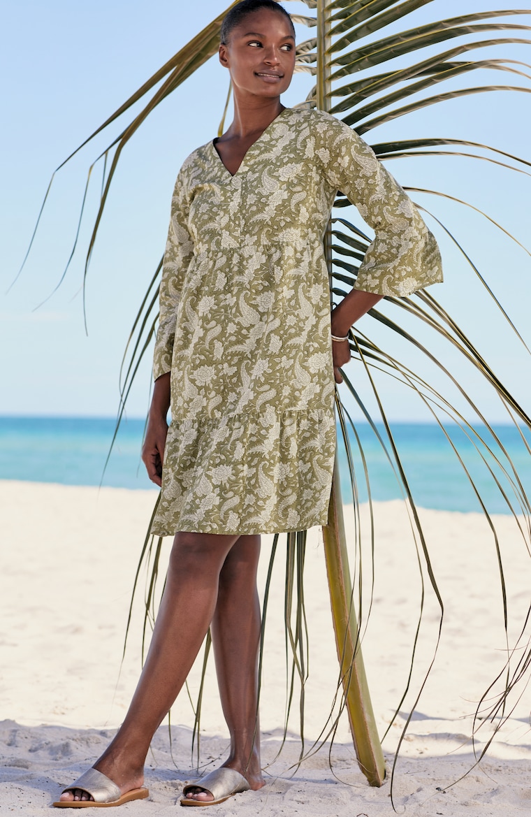 Primary view of the pure jill tiered dress
