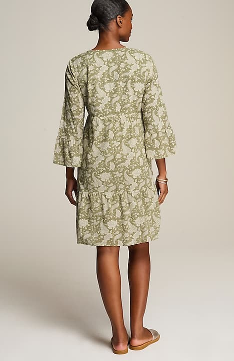 pure jill tiered dress