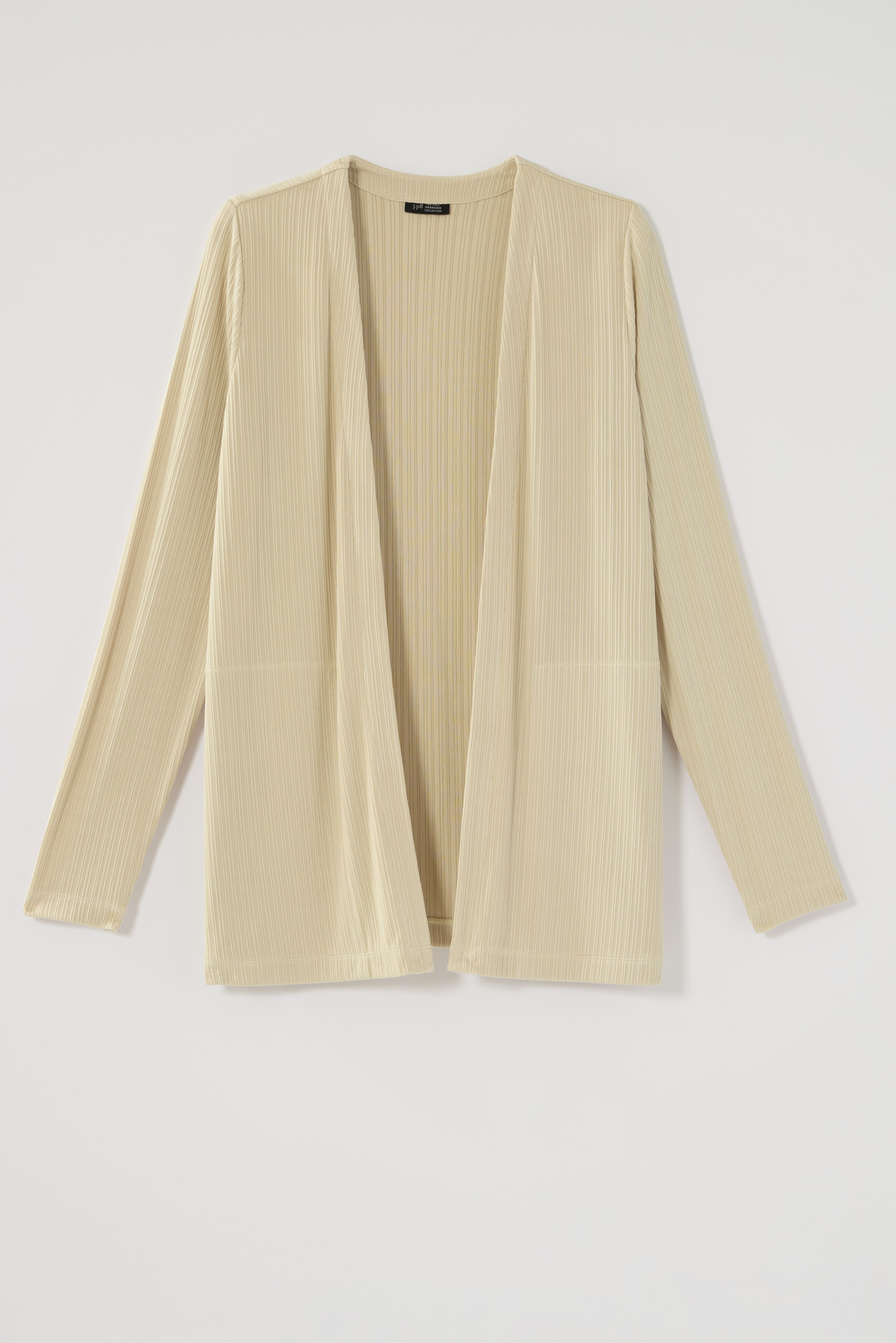 WE TEXTURED-KNIT OPEN-FRONT JACKET | JJill