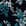 Swatch image of navy blue wildflower vines for Wearever Relaxed Knit Top