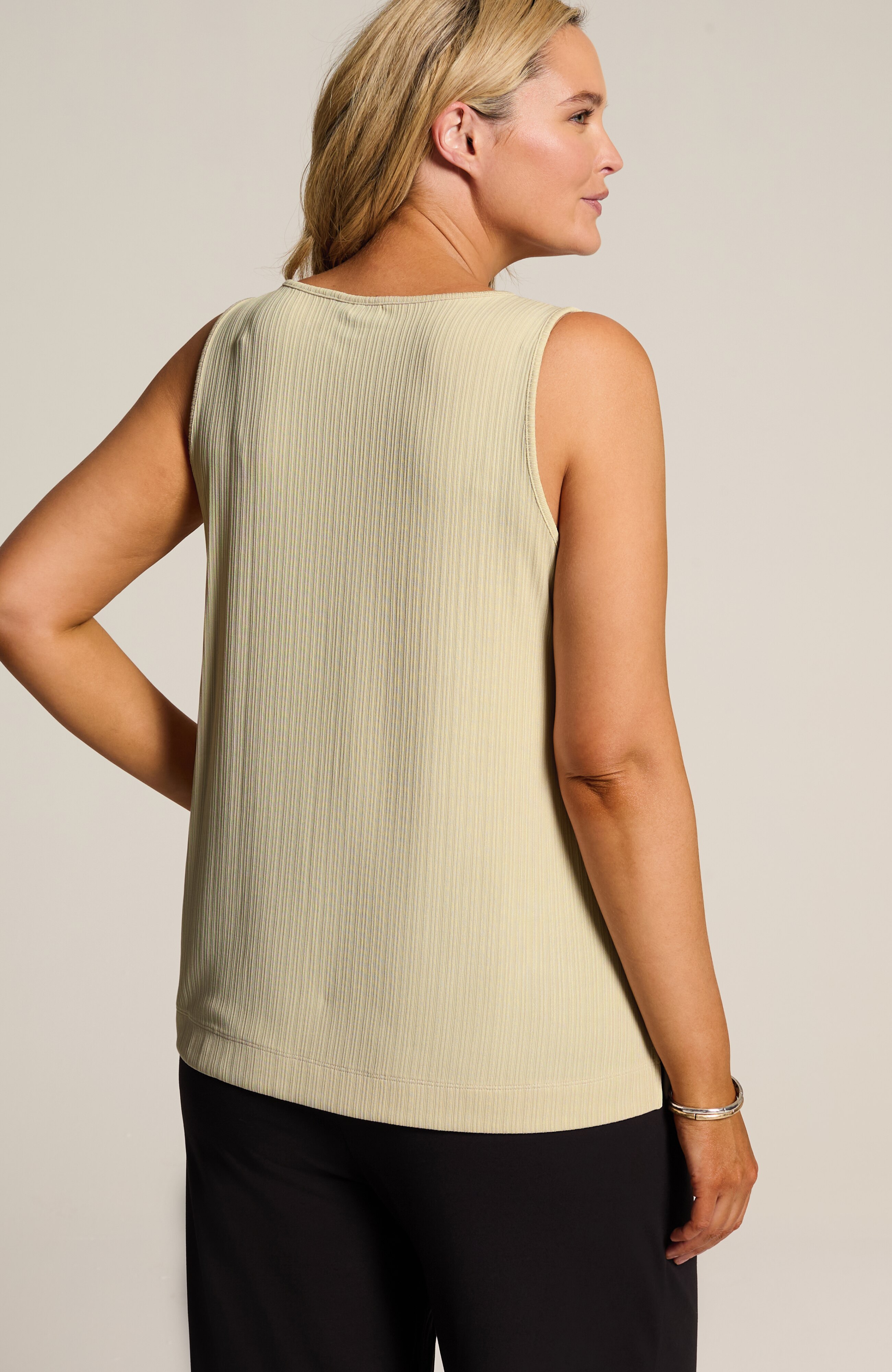 Wearever Textured-Knit A-Line Tank | JJill