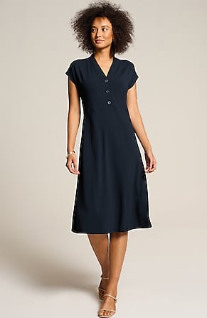 Image for Wearever Dolman-Sleeve V-Neck Dress