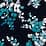 navy blue wildflower vines