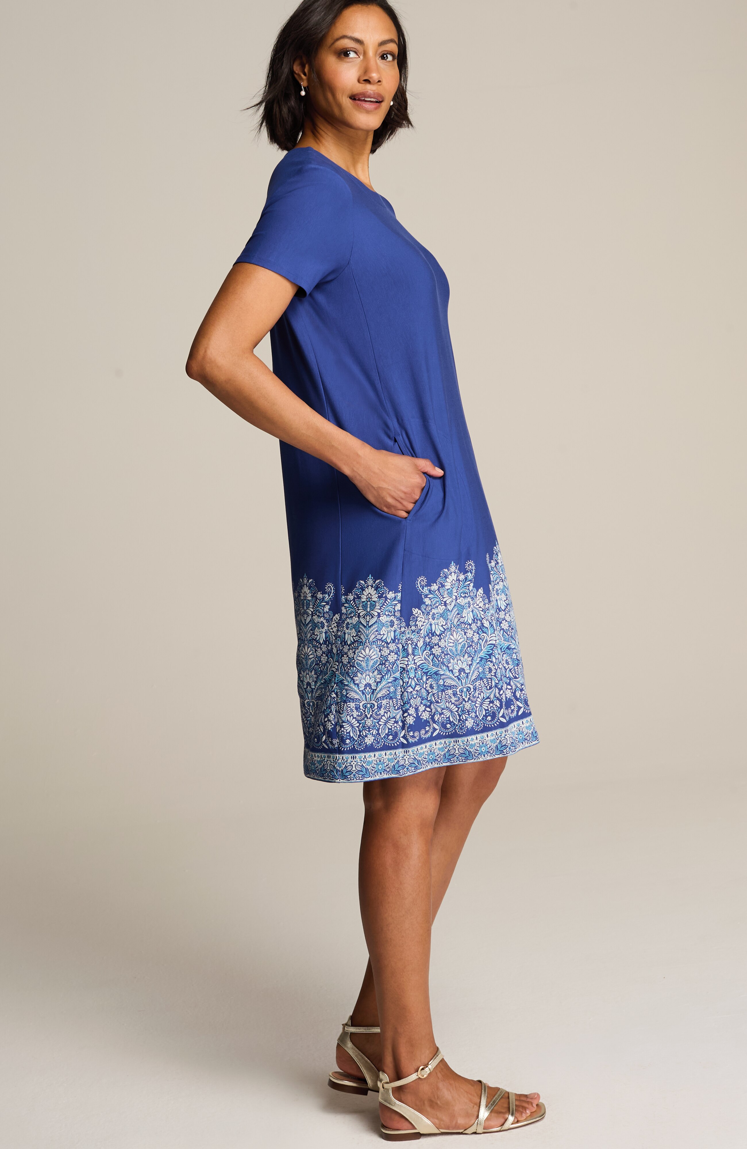 wearever crew-neck t-shirt dress