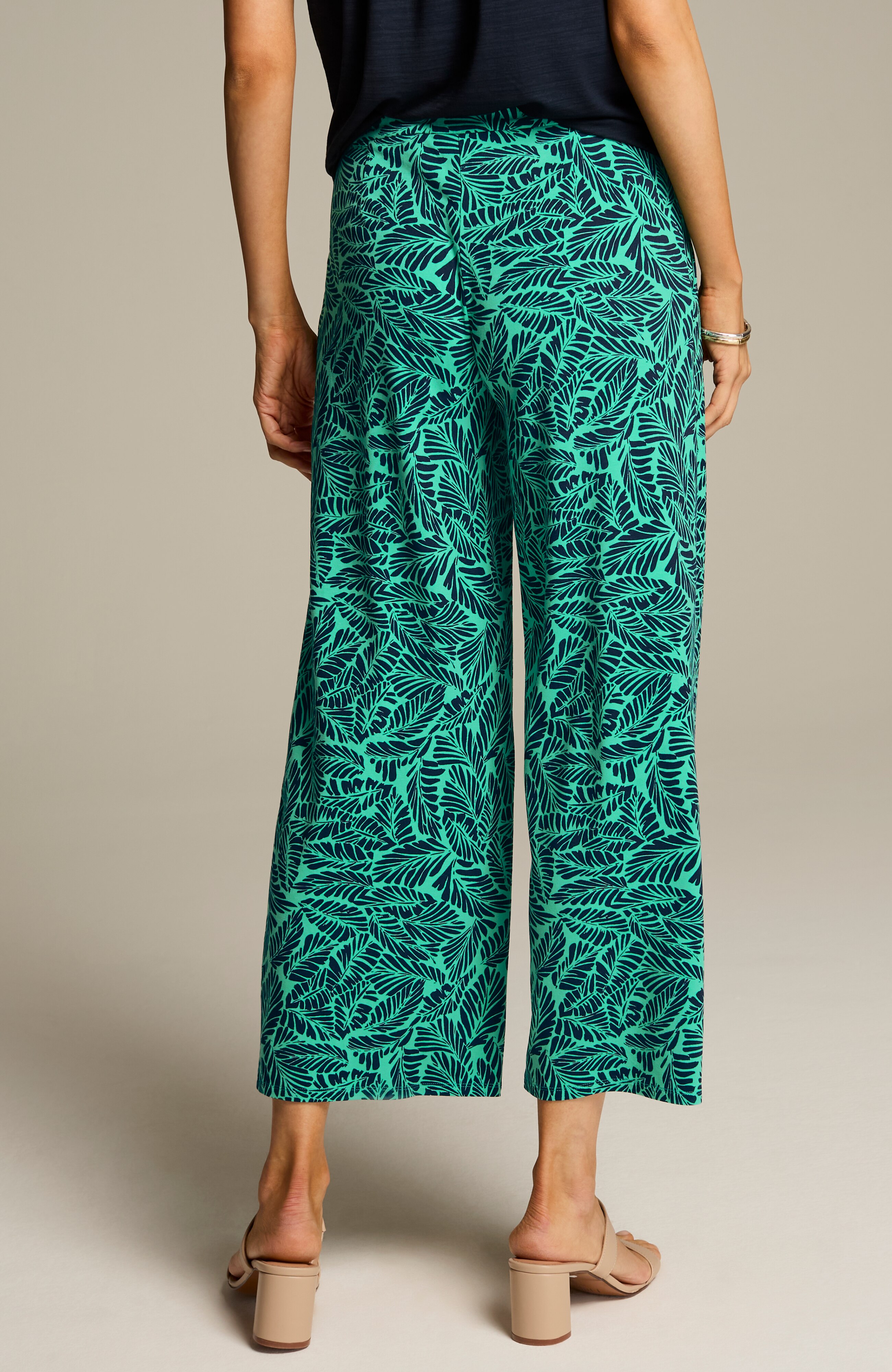 WE WIDE-LEG KNIT CROPS | JJill