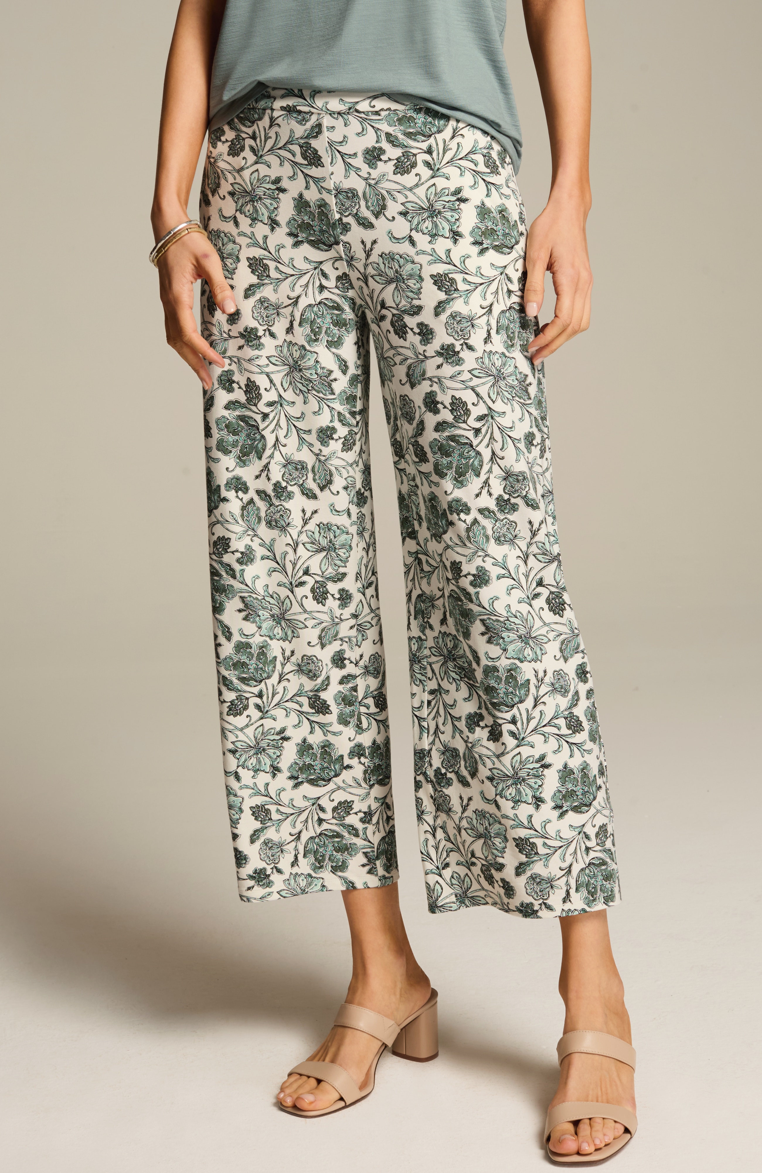 【YOURNUS】King Wide Crop Training Pants WE WIDE-LEG KNIT CROPS | JJill
