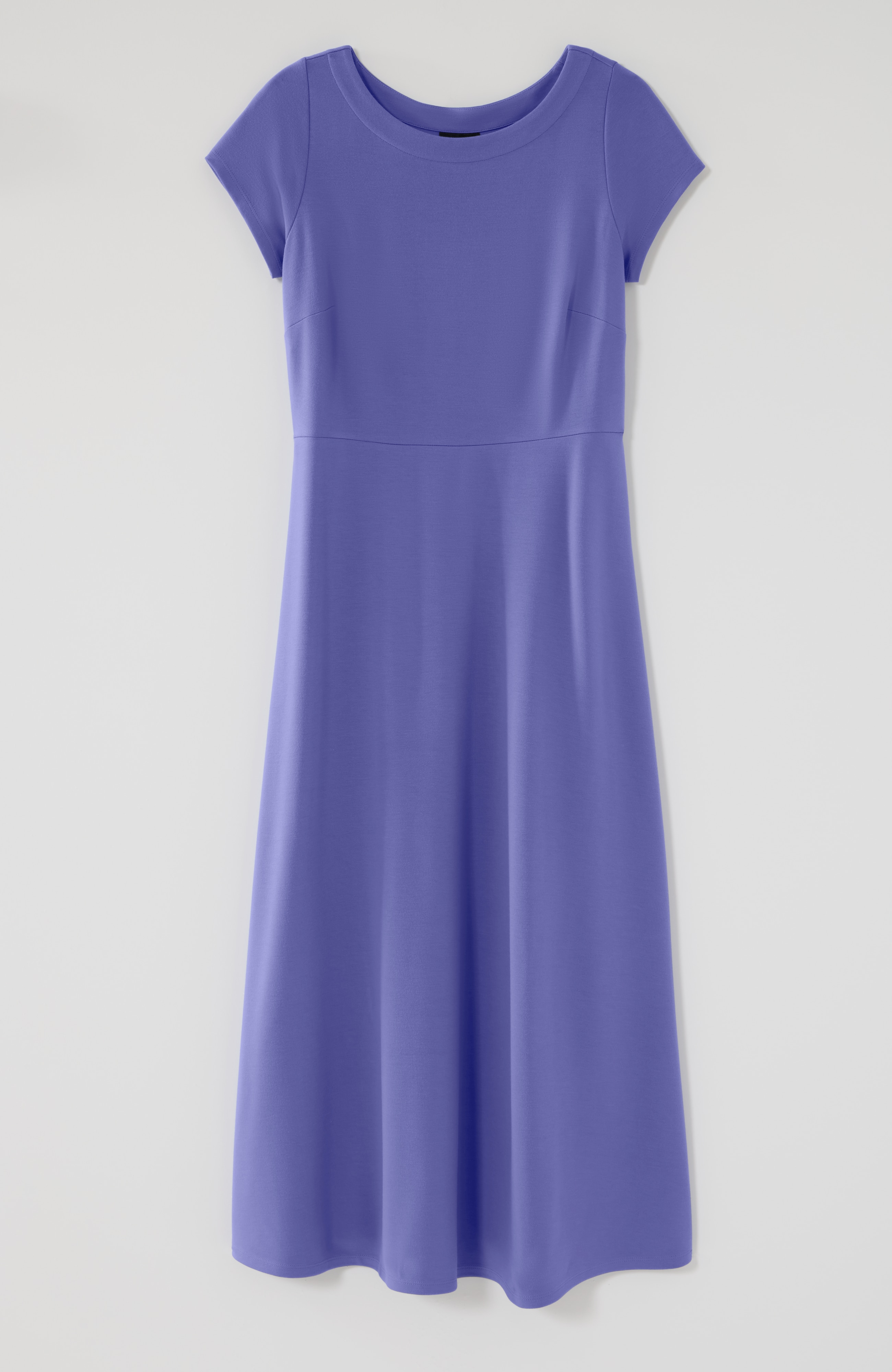 wearever double-face jersey boat-neck dress