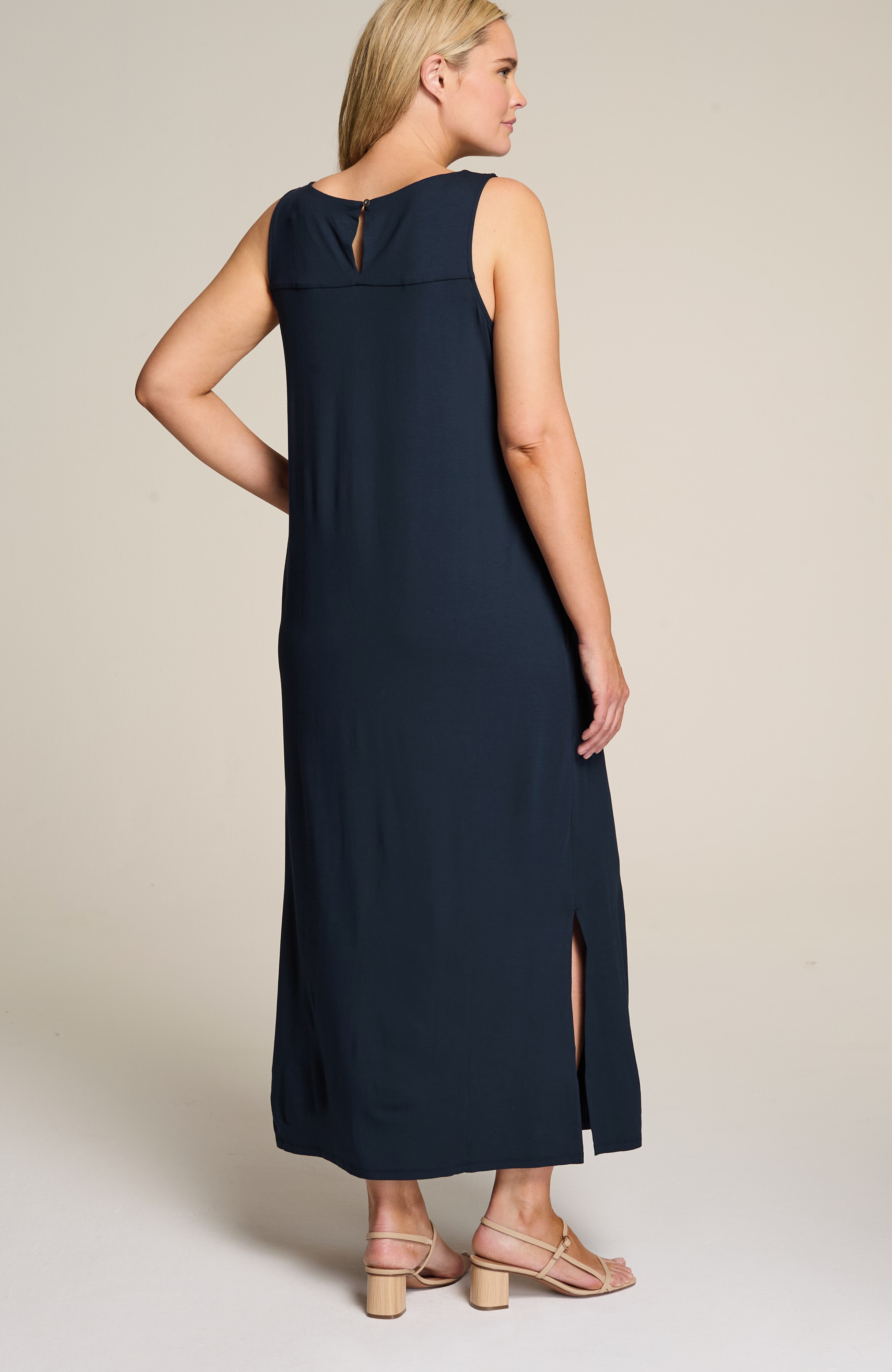 3COLOUR★Sleeveless Tank Dress A-Line Maxi Dress 317 WE MAXI A-LINE TANK DRESS | JJill