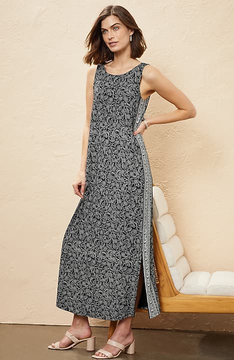 Wearever Maxi A-Line Tank Dress | JJill Wearever Maxi A-Line Tank Dress | JJill