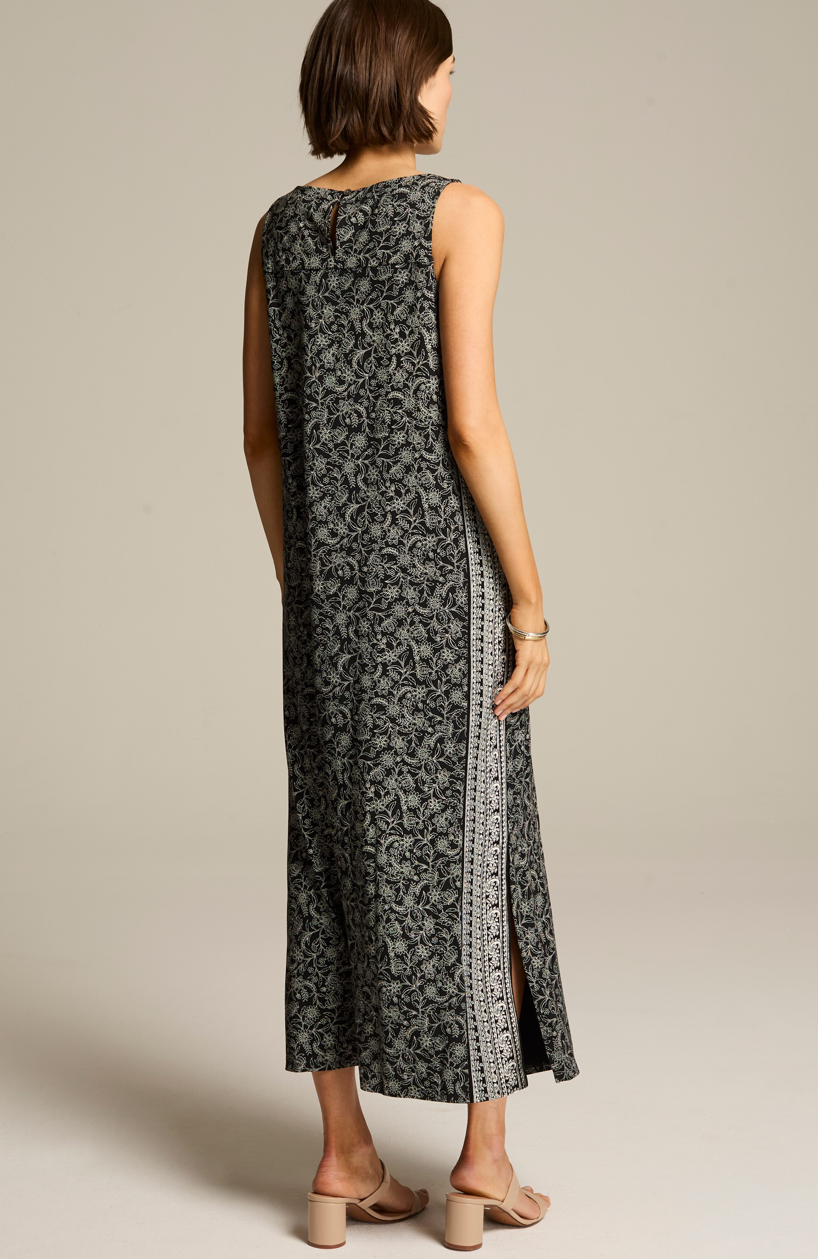 3COLOUR★Sleeveless Tank Dress A-Line Maxi Dress 317 WE MAXI A-LINE TANK DRESS | JJill