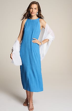 Image for Wearever Crinkle-Textured Maxi Dress