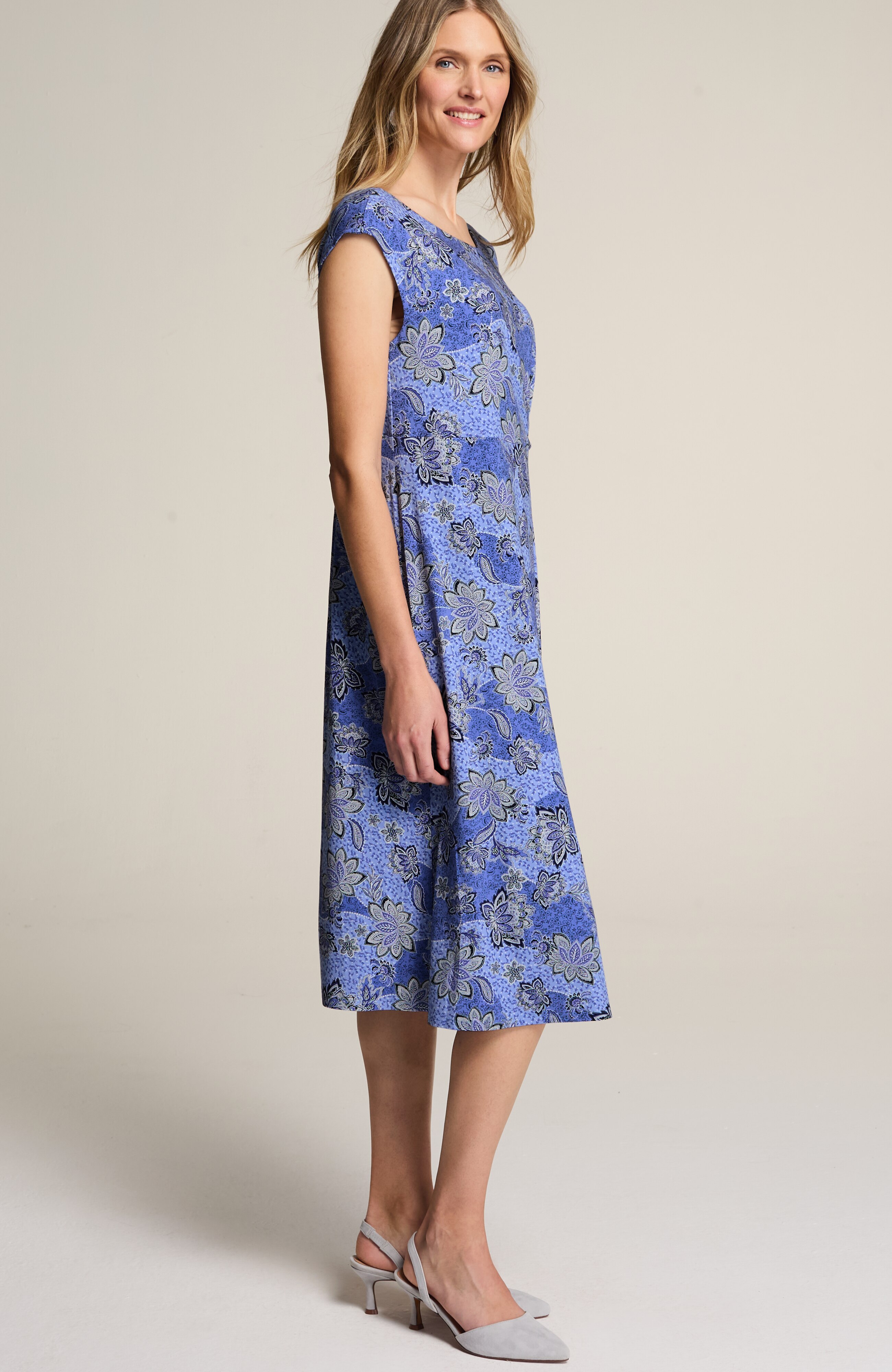 wearever draped a-line dress