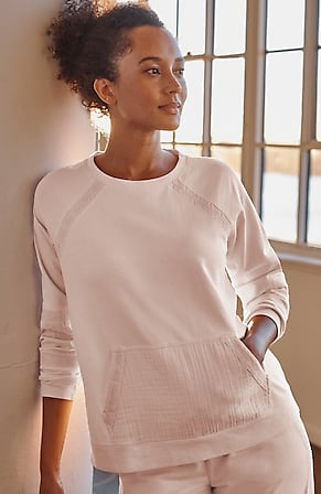 Image for Fit Garment-Dyed Embroidered Pullover