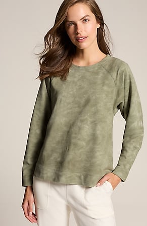 Image for Fit French Terry Tie-Dyed Sweatshirt