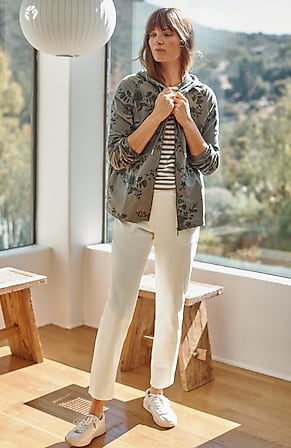 Image for Fit Patch-Pocket Slim-Leg Pants