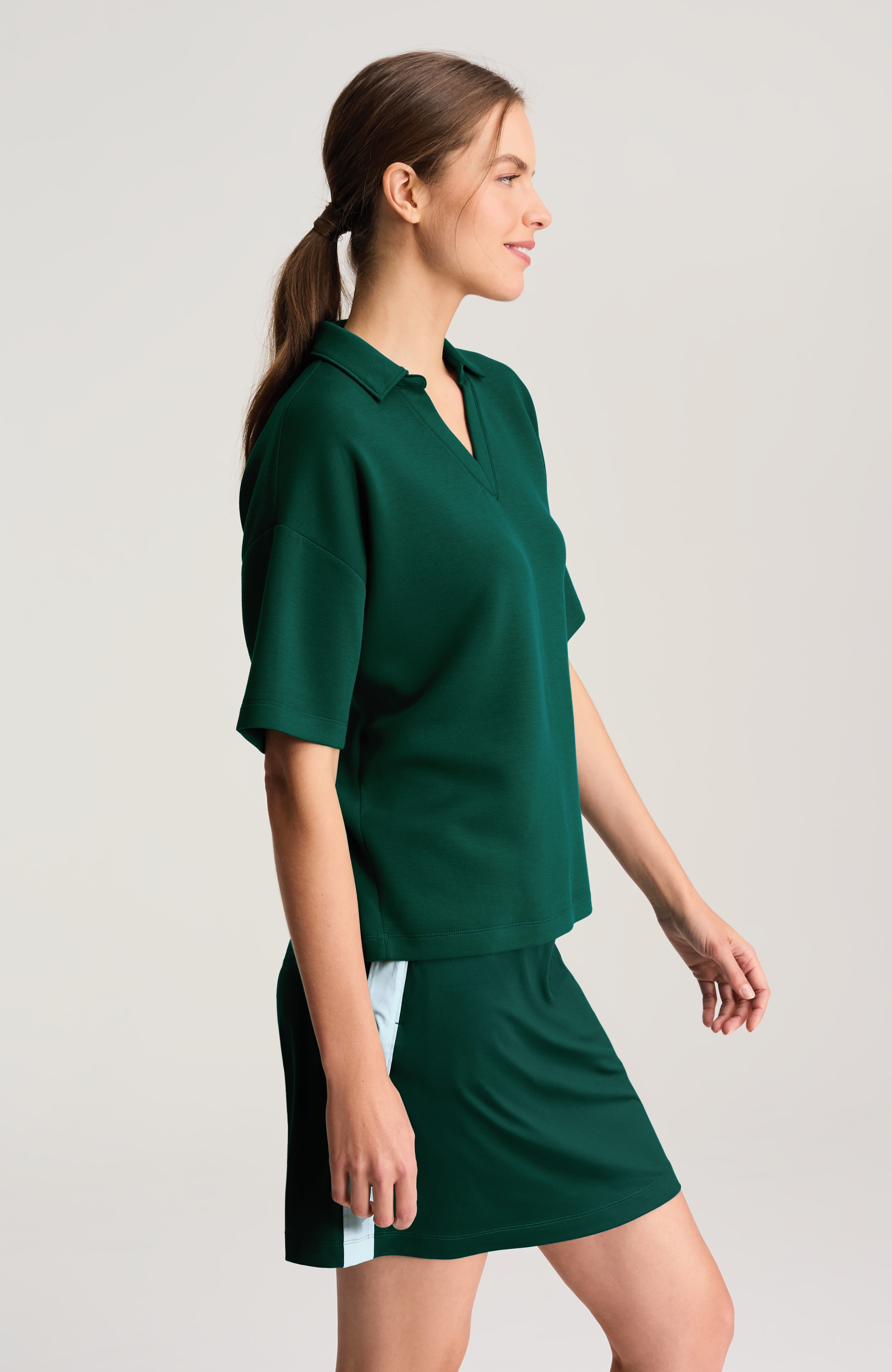 fit elevation knit polo