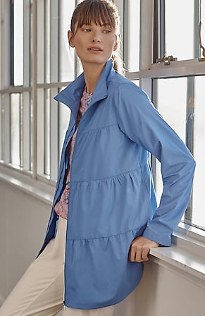 Image for Fit Water-Repellent Tiered Anorak