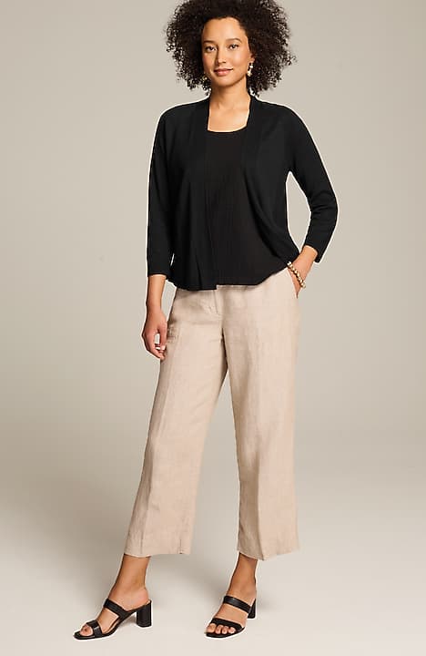 fine-textured-seams open-front cardi