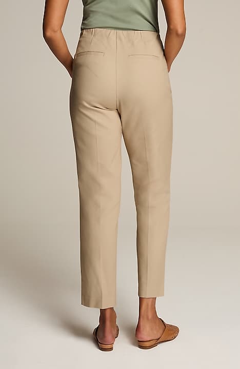 curvy-fit versatile cotton-stretch slim-leg pants