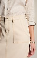 expedition denim skirt