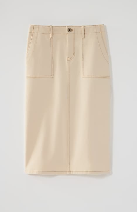 expedition denim skirt