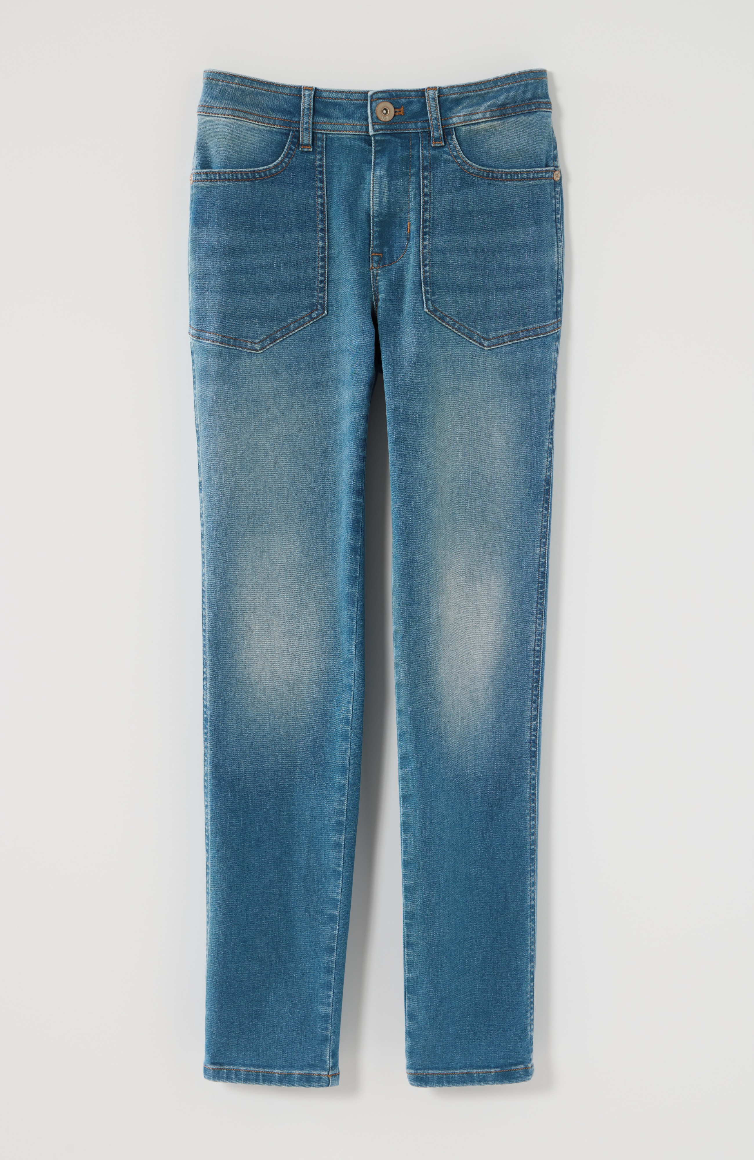 patch-pocket slim-leg jeans