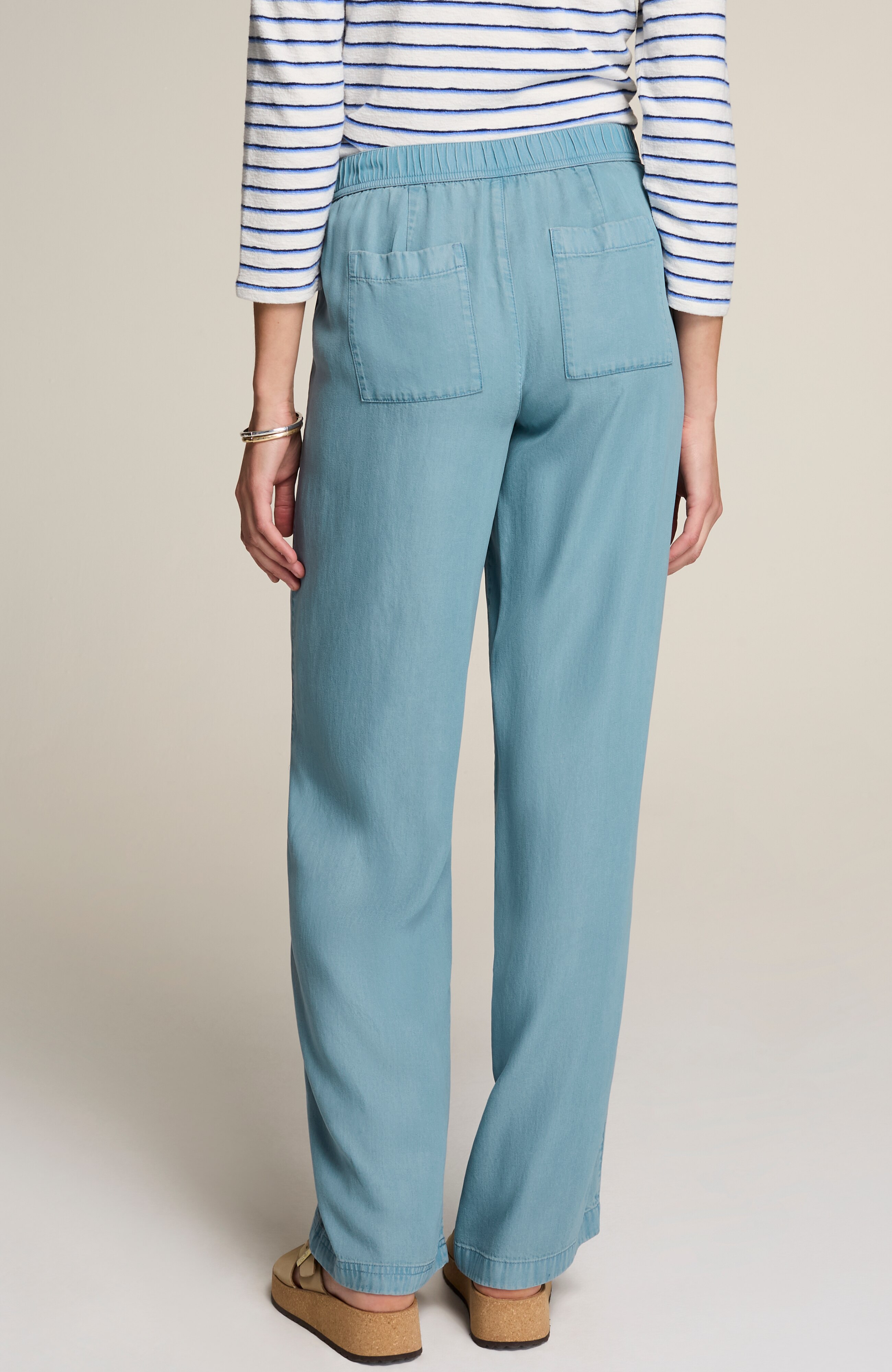 Indigo Relaxed Wide-Leg Pants | JJill