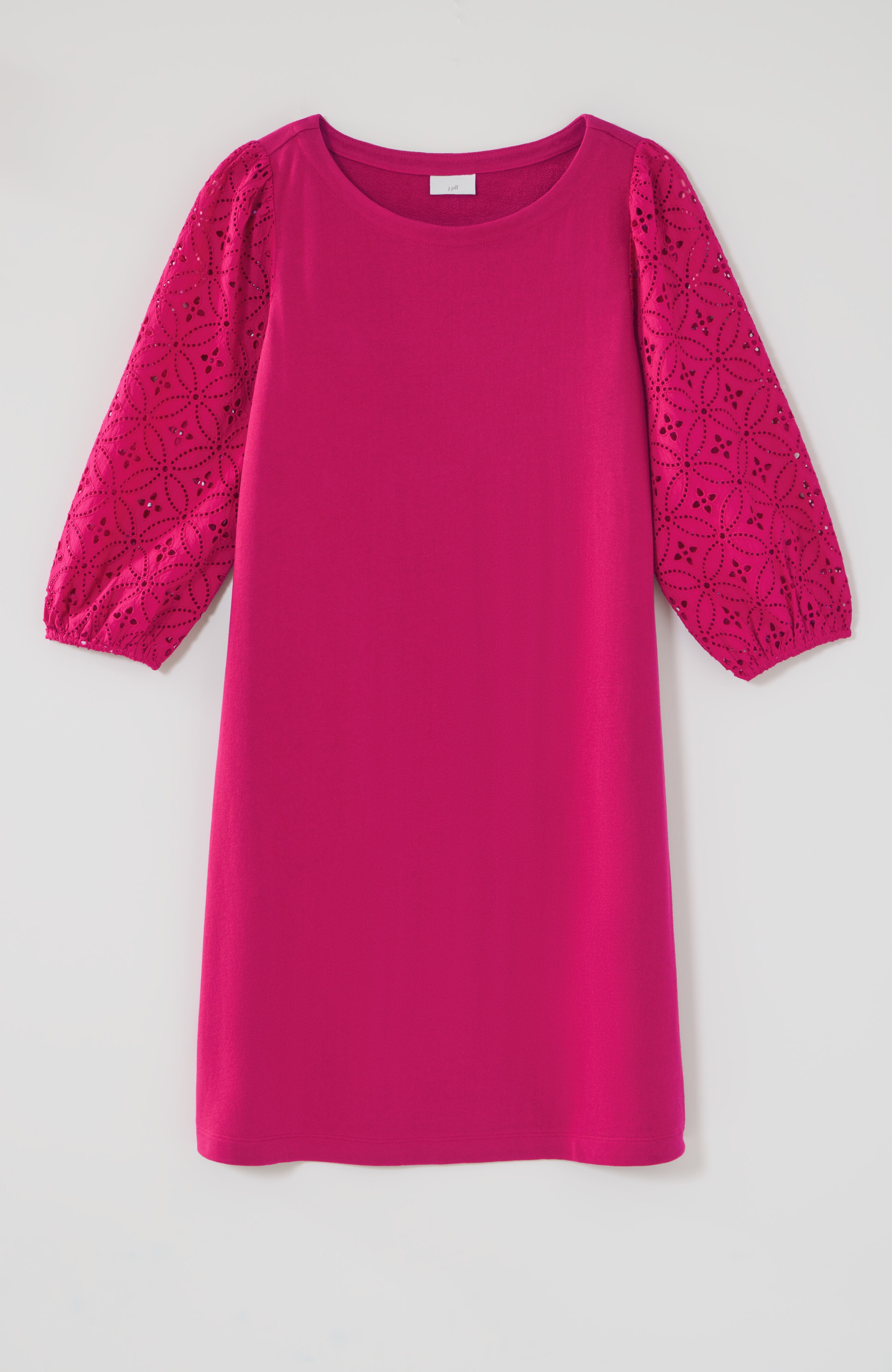 knit & eyelet dress