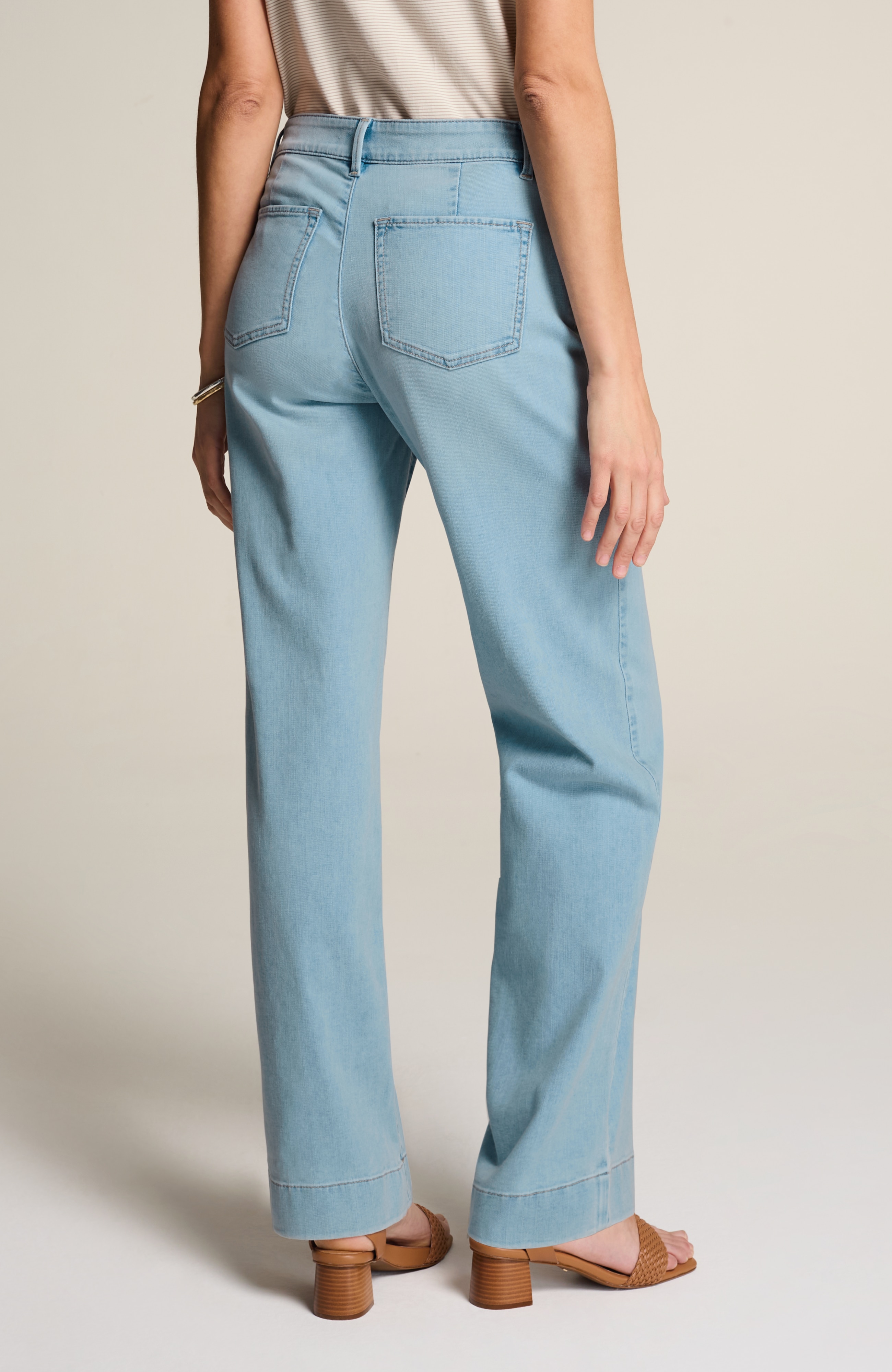 KURO】STANDARD DENIM PANTS LIGHT INDIGO (WOMEN'S