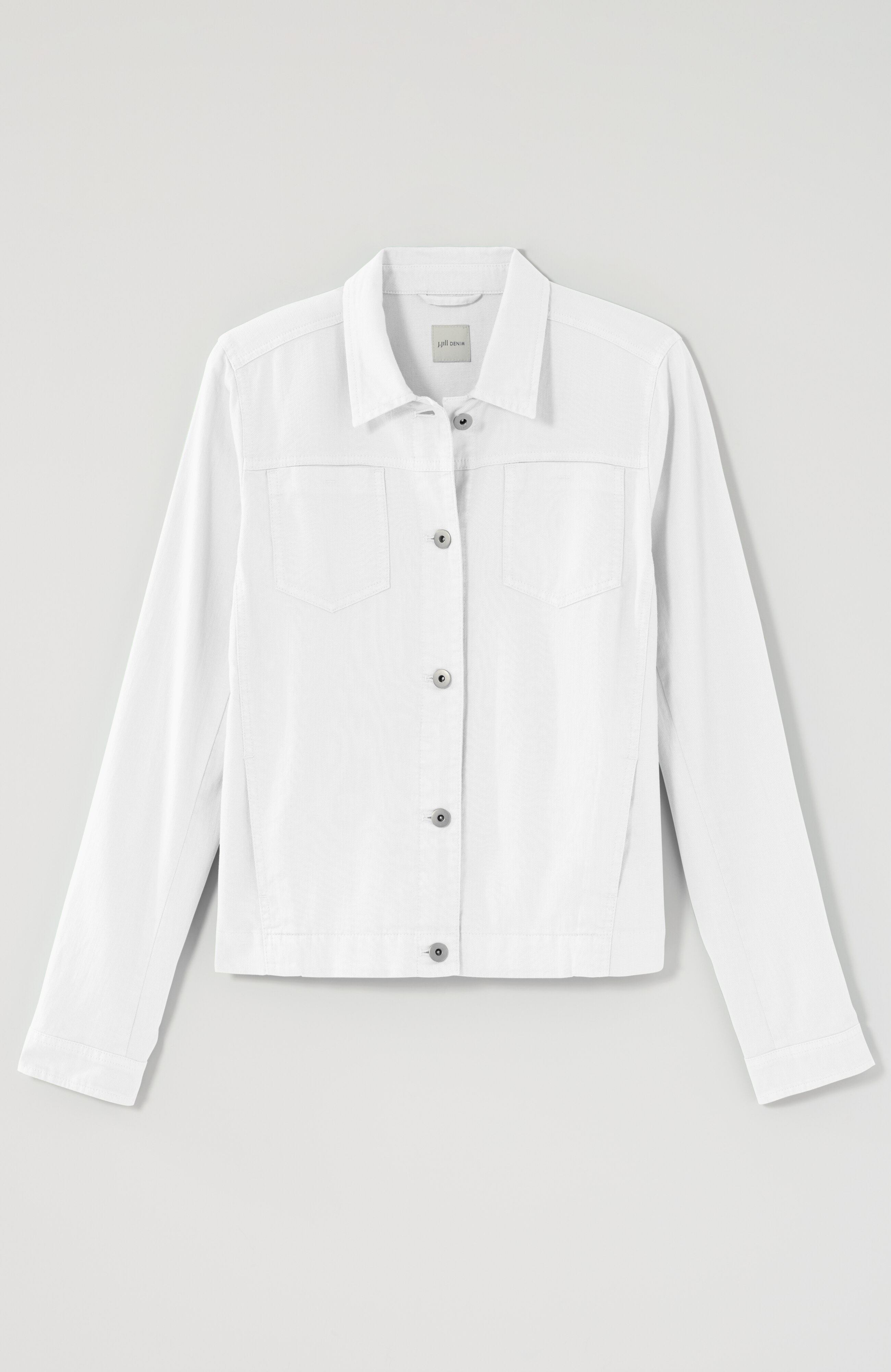 Cotton & Linen Denim Jacket | JJill