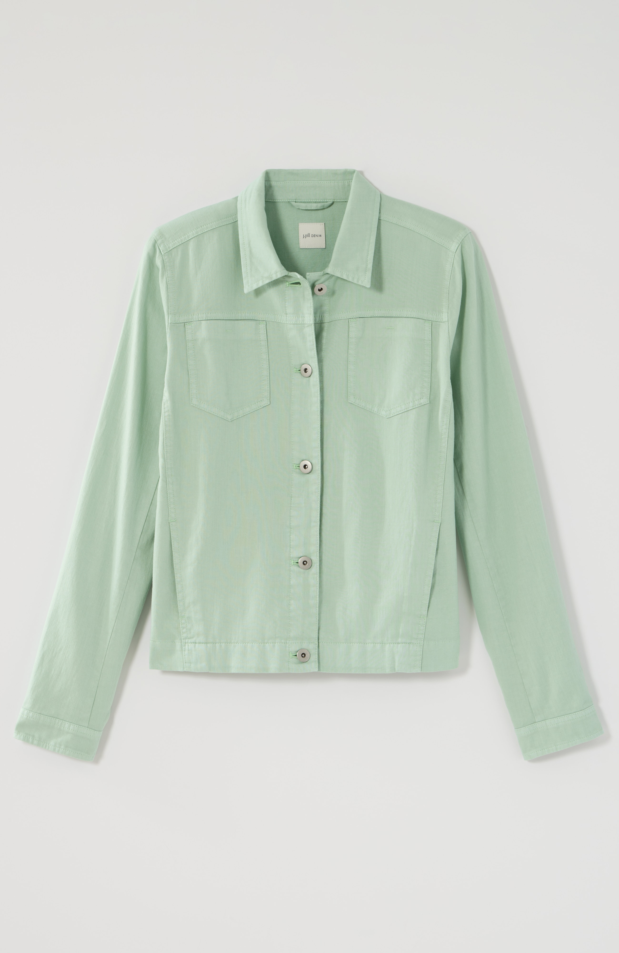 COTTON & LINEN DENIM JACKET | JJill