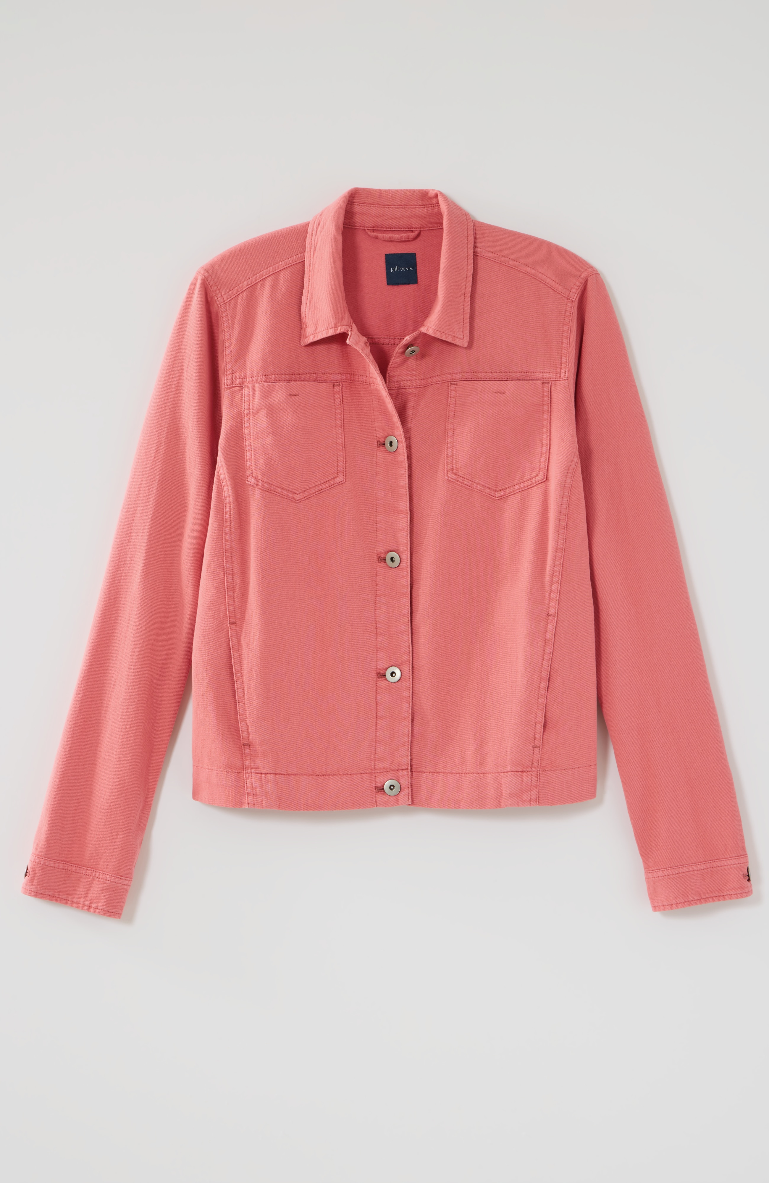 Cotton & Linen Denim Jacket | JJill
