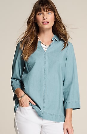 Image for Indigo Collared Popover