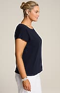luxe supima® scoop-neck tee