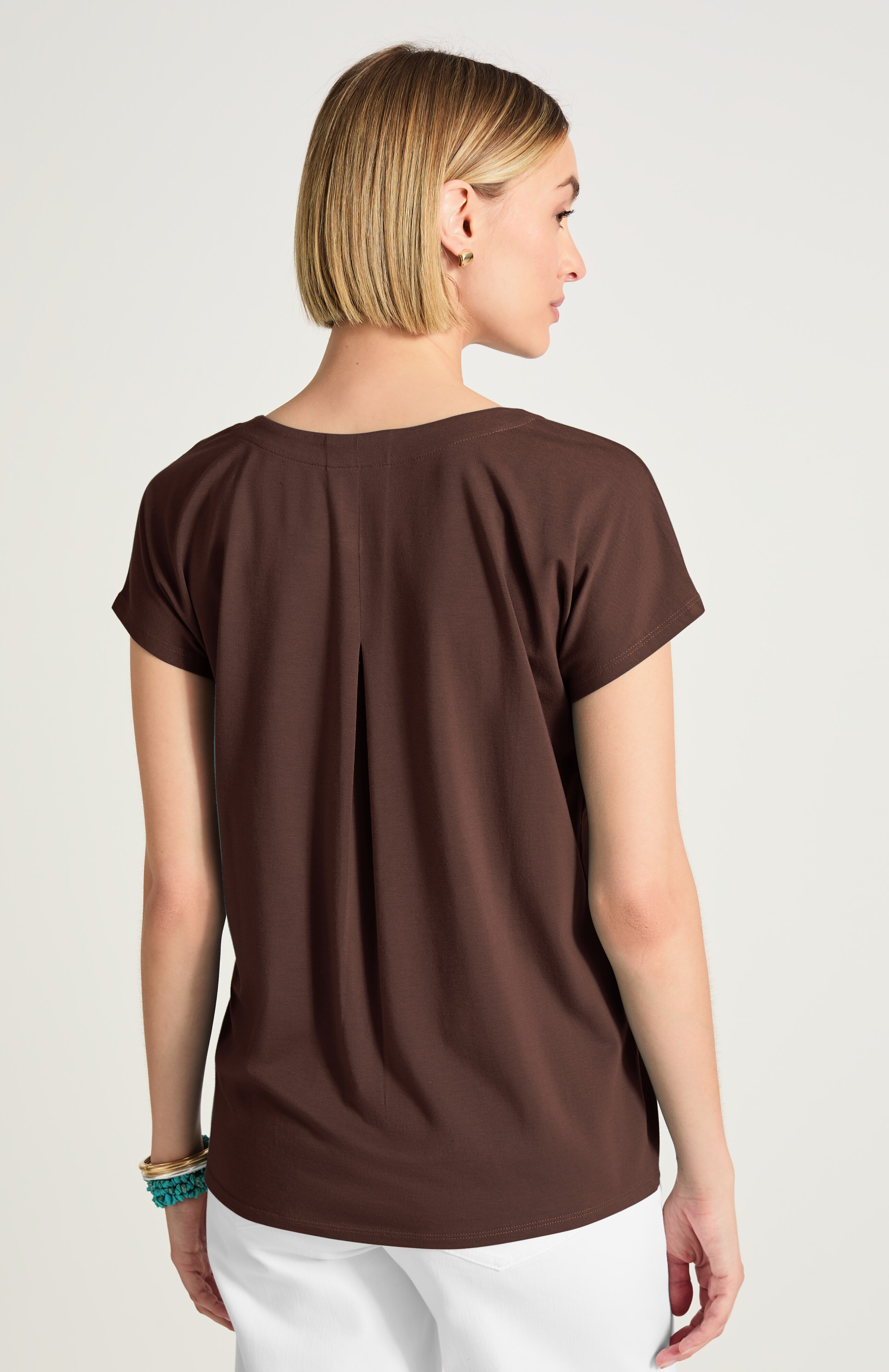 luxe supima® scoop-neck tee