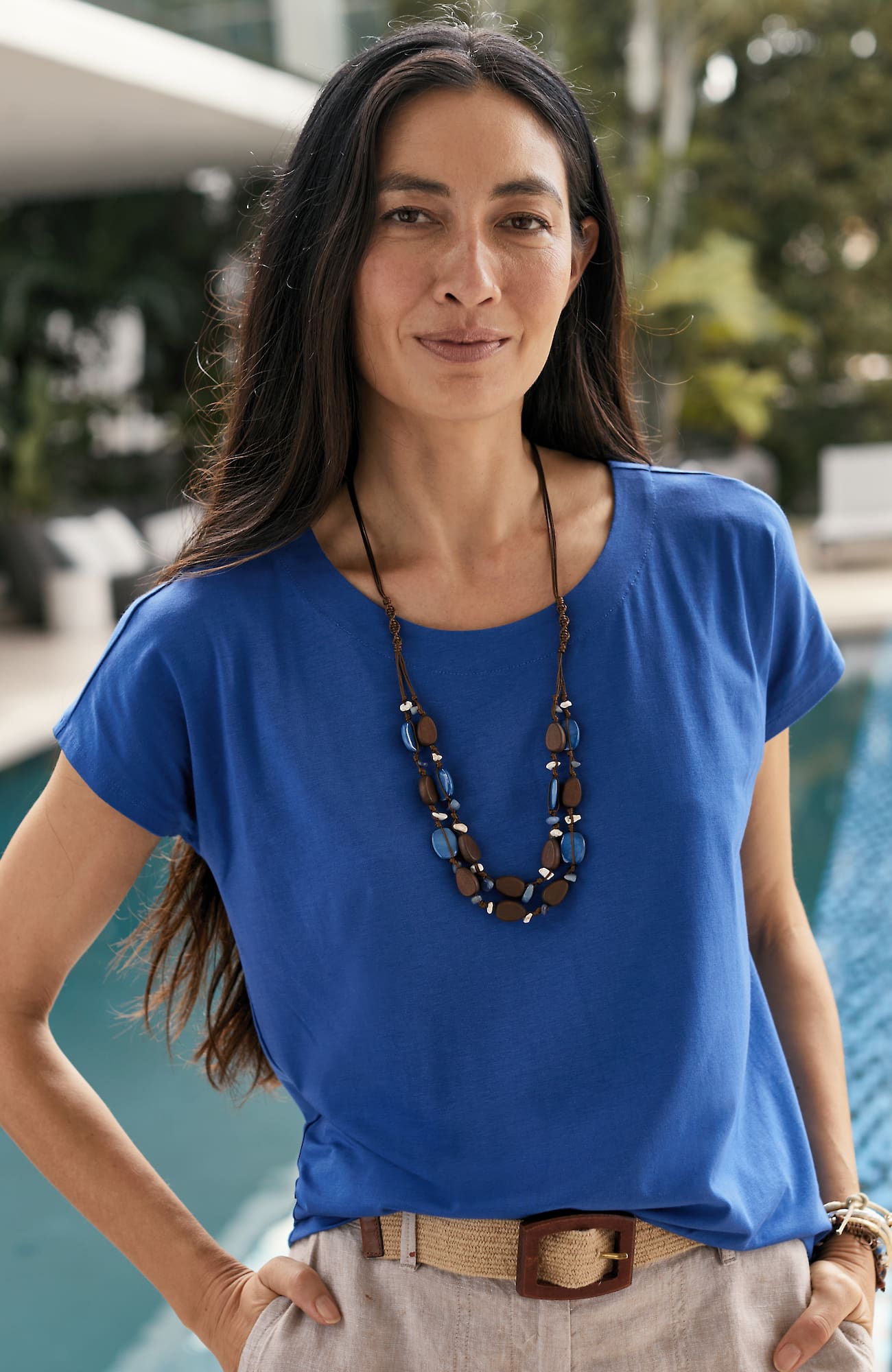 Jjill J.jill Luxe Supima® Scoop-neck Tee