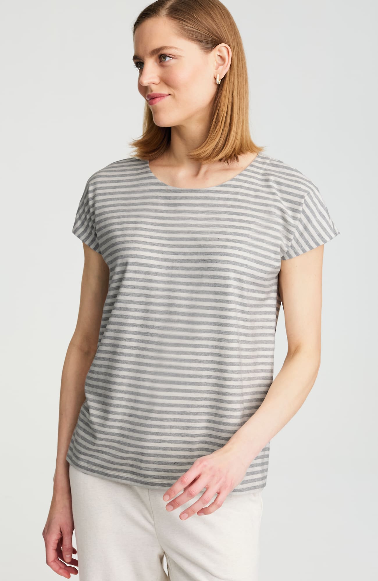 Jjill J.jill Luxe Supima® Scoop-neck Tee
