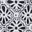 black painterly medallion
